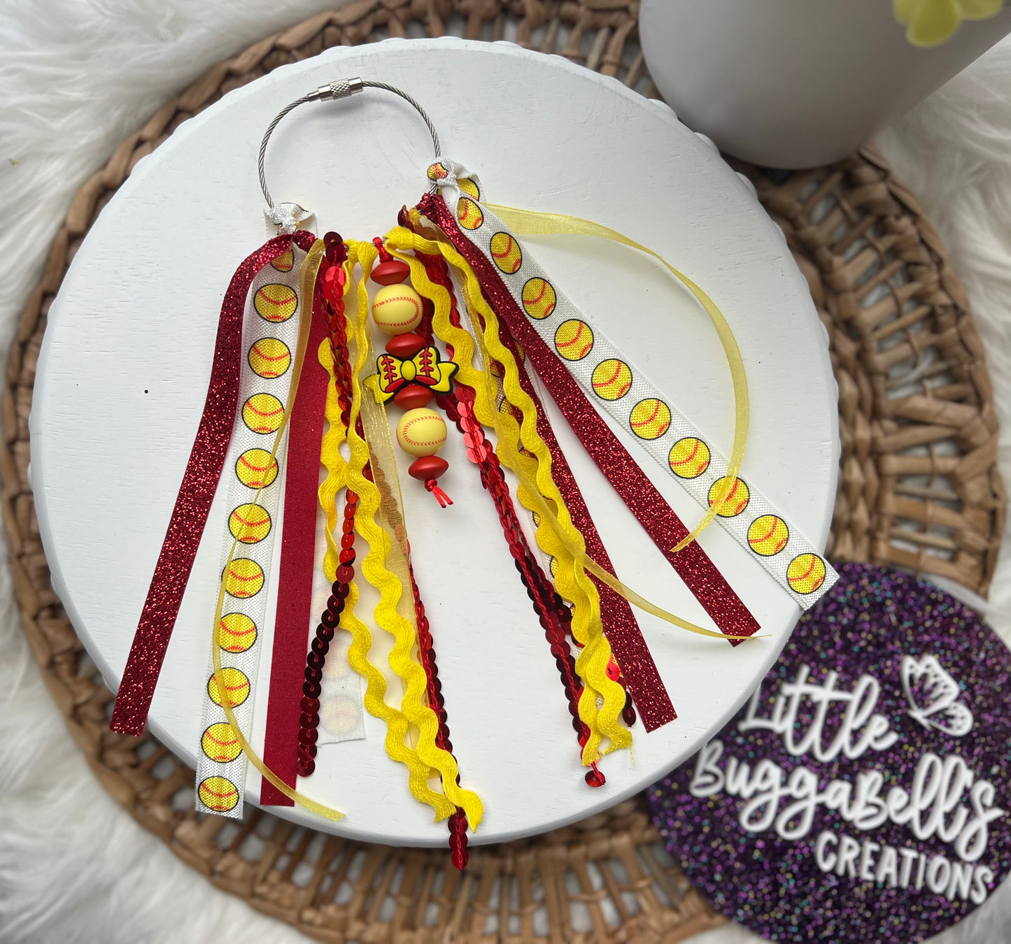 Softball Bogg Bag Tag
