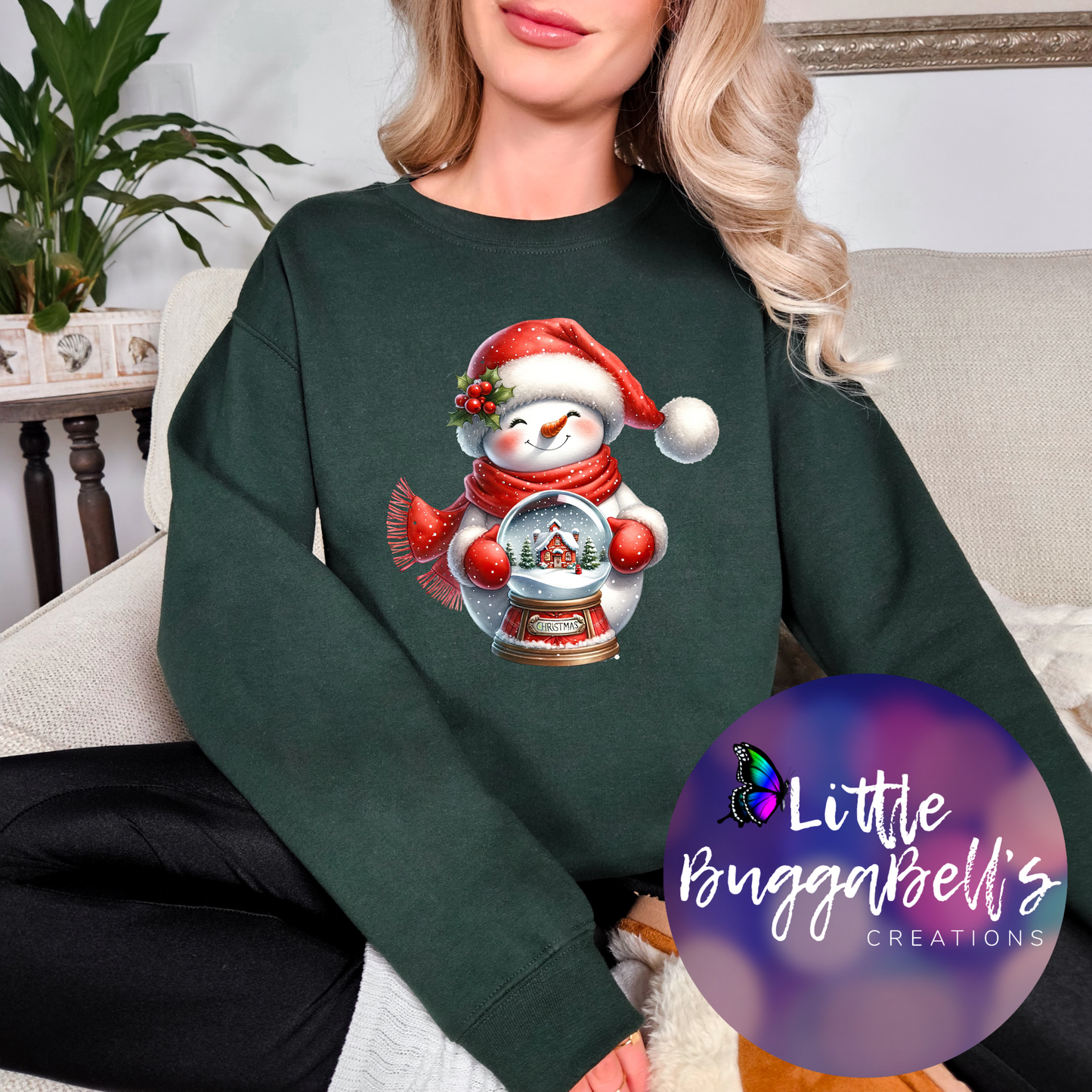Snowglobe Snowman Sweater