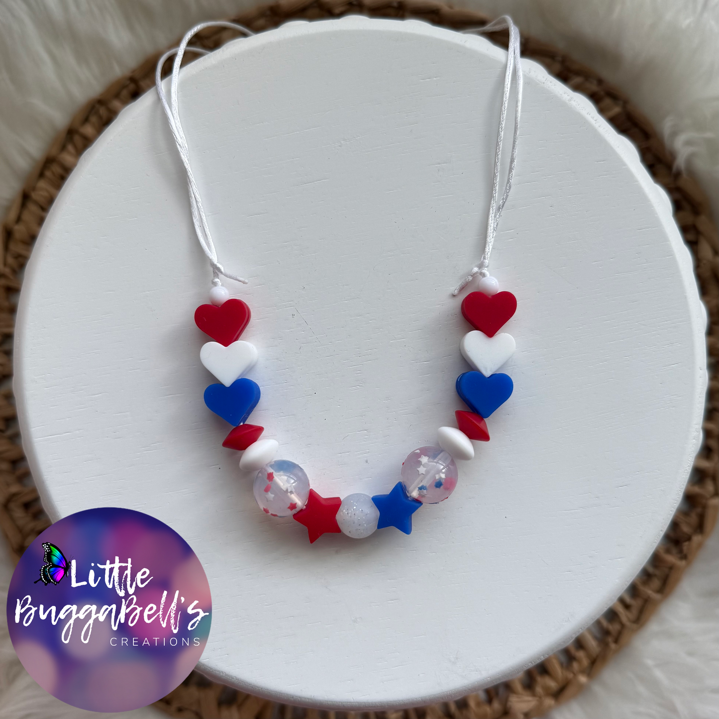 FOJ Love and Stars Silicone Necklace