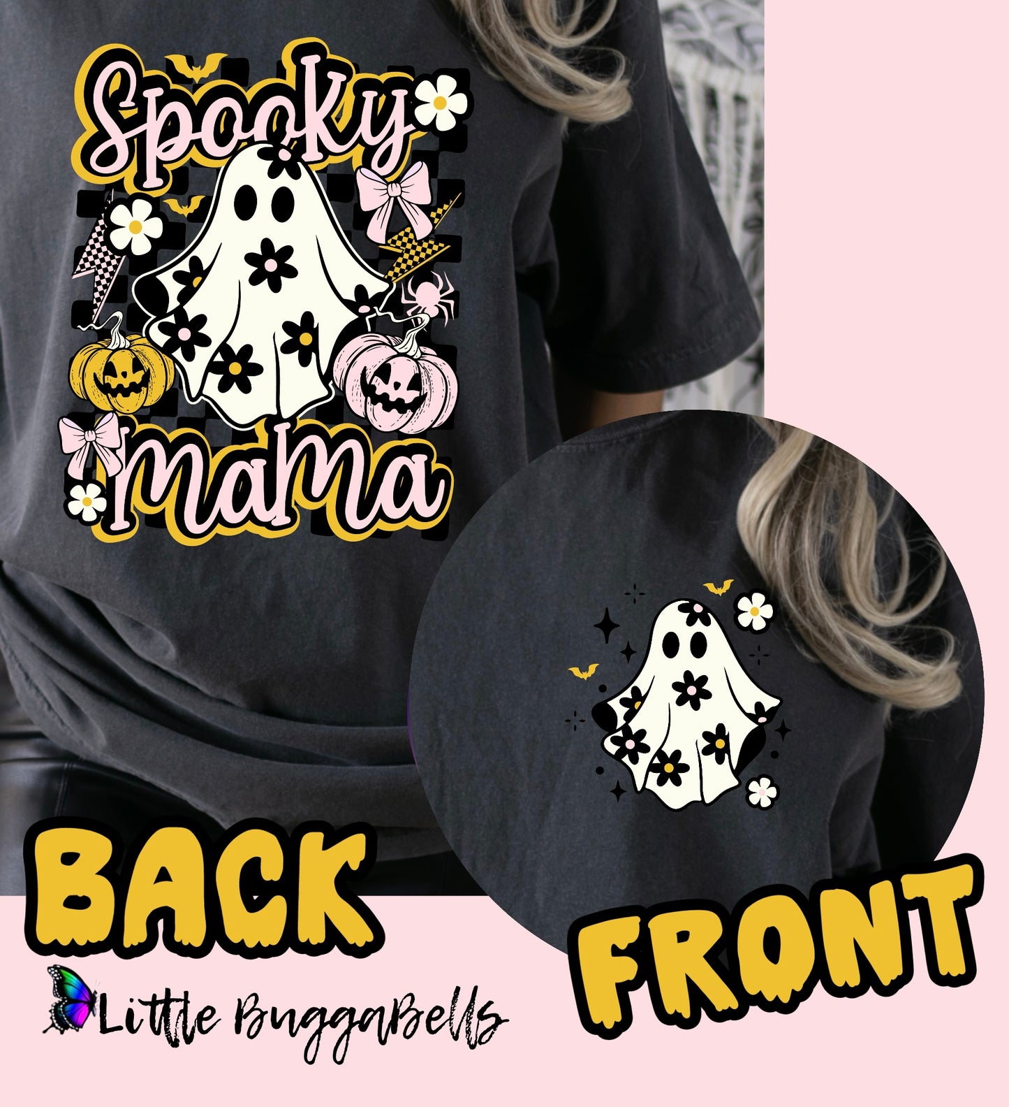 Spooky Mama and Mini Comfort Colors Tees