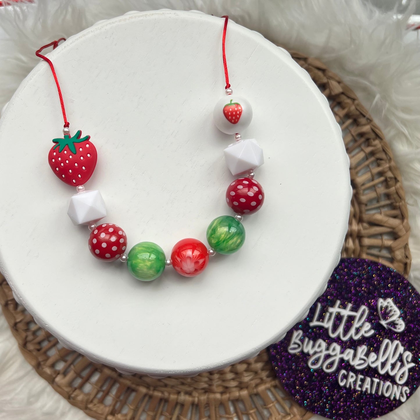 Picking Strawberries Necklace
