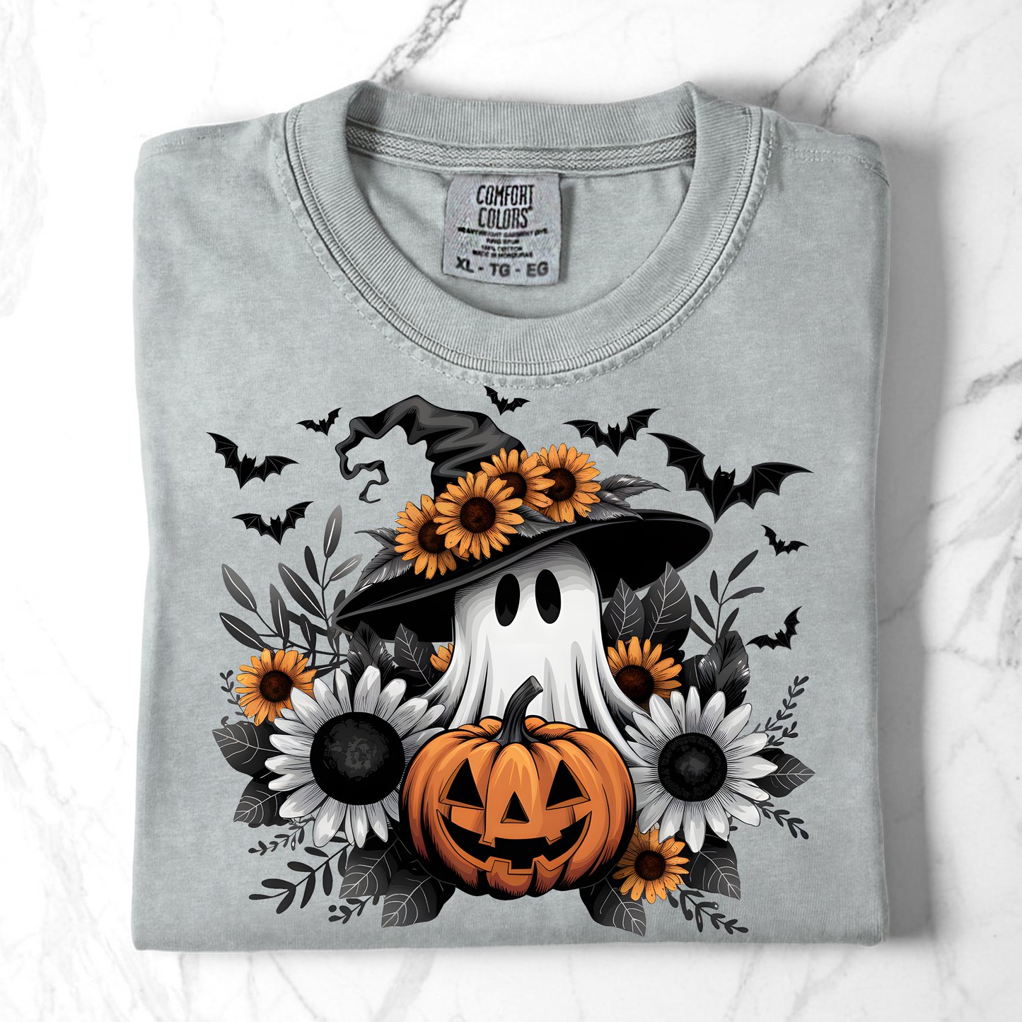 Witchy Ghost Comfort Colors Shirts