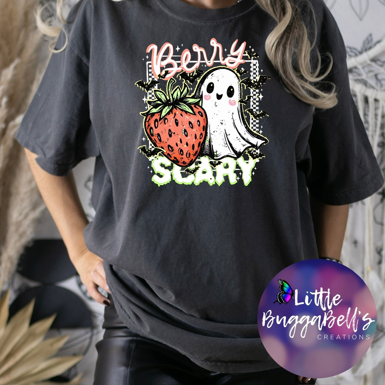 Youth Comfort Colors Berry Scary Shirts