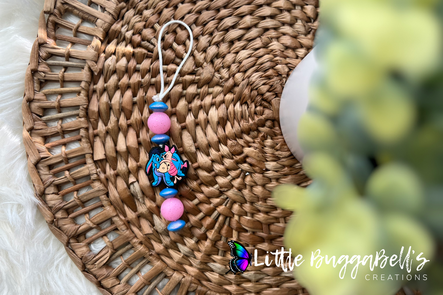 Pig and Donkey Zipper Pull