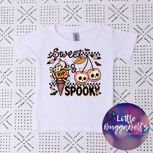 Youth Comfort Colors Sweet and Spooky Shirts