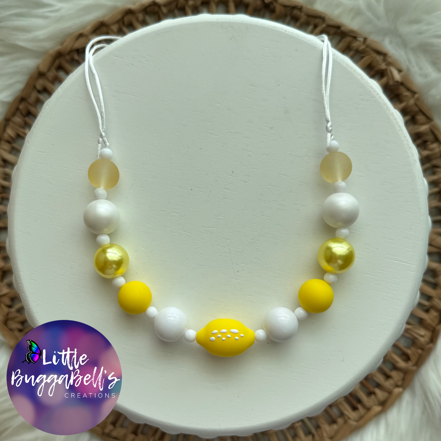 Lemon “Almost Bitty” Adjustable Necklace
