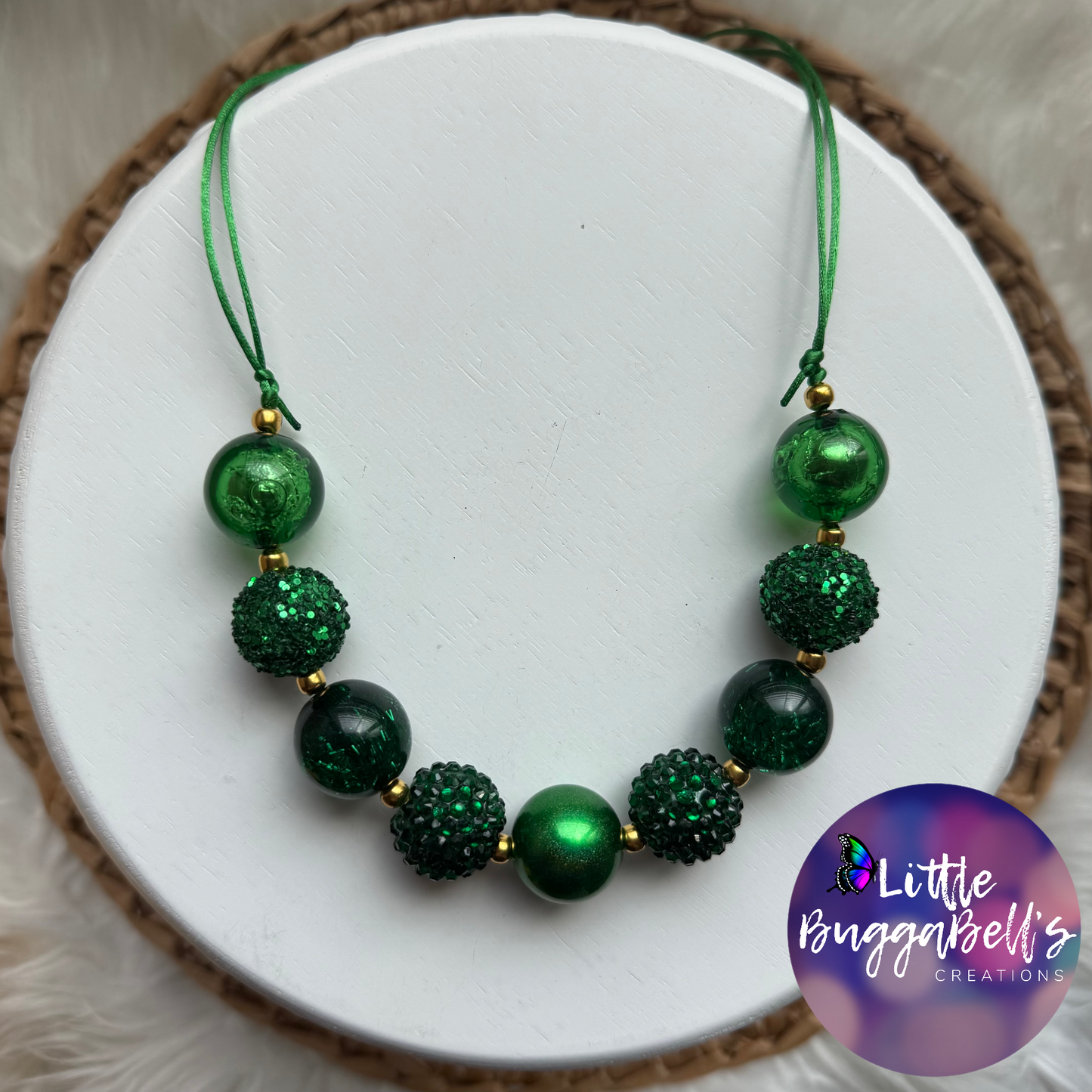 Emerald City Bubblegum Adjustable Necklace