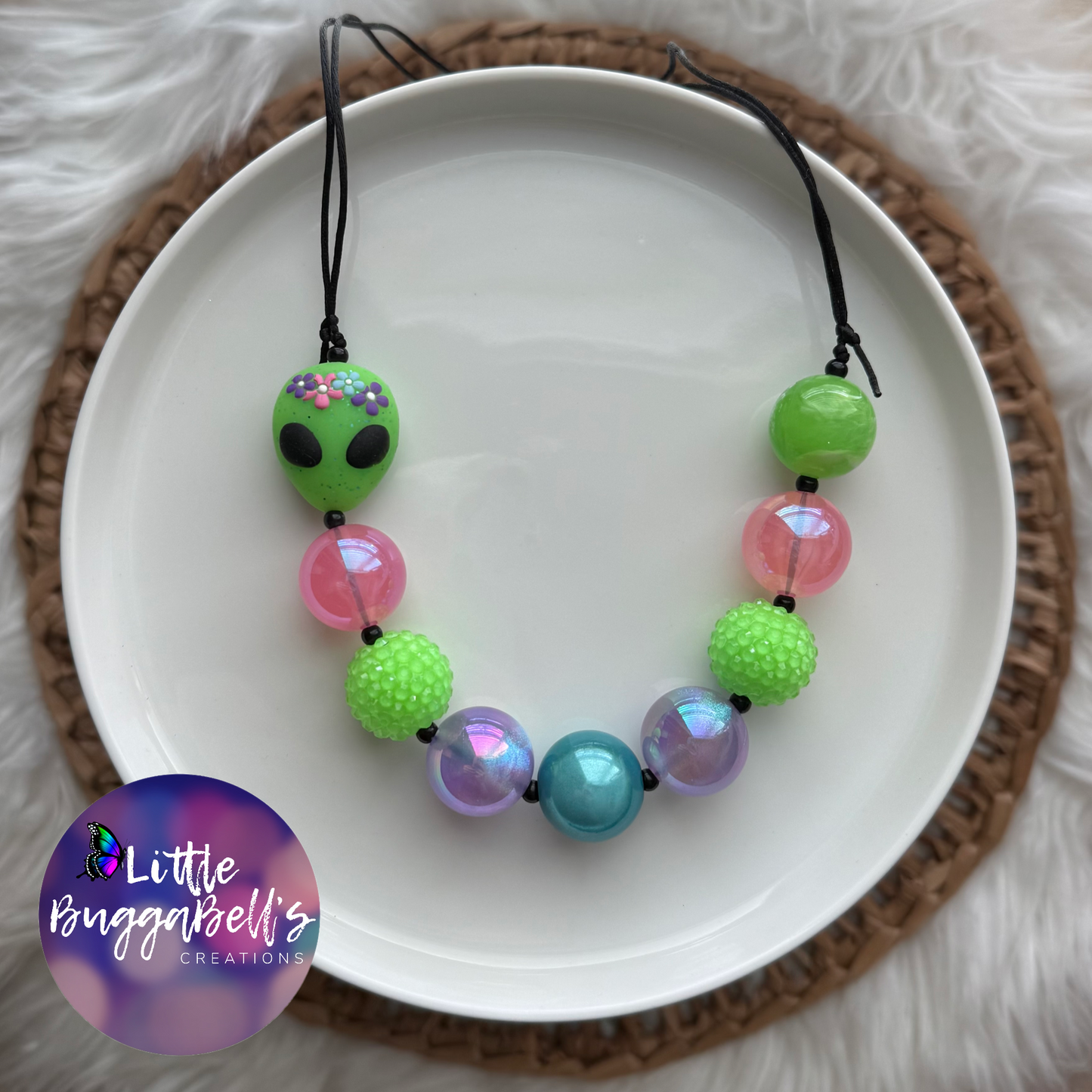 Electro Alien Adjustable Necklace