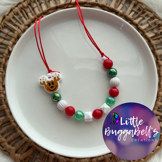 Iced Gingy Adjustable Bubblegum Necklace
