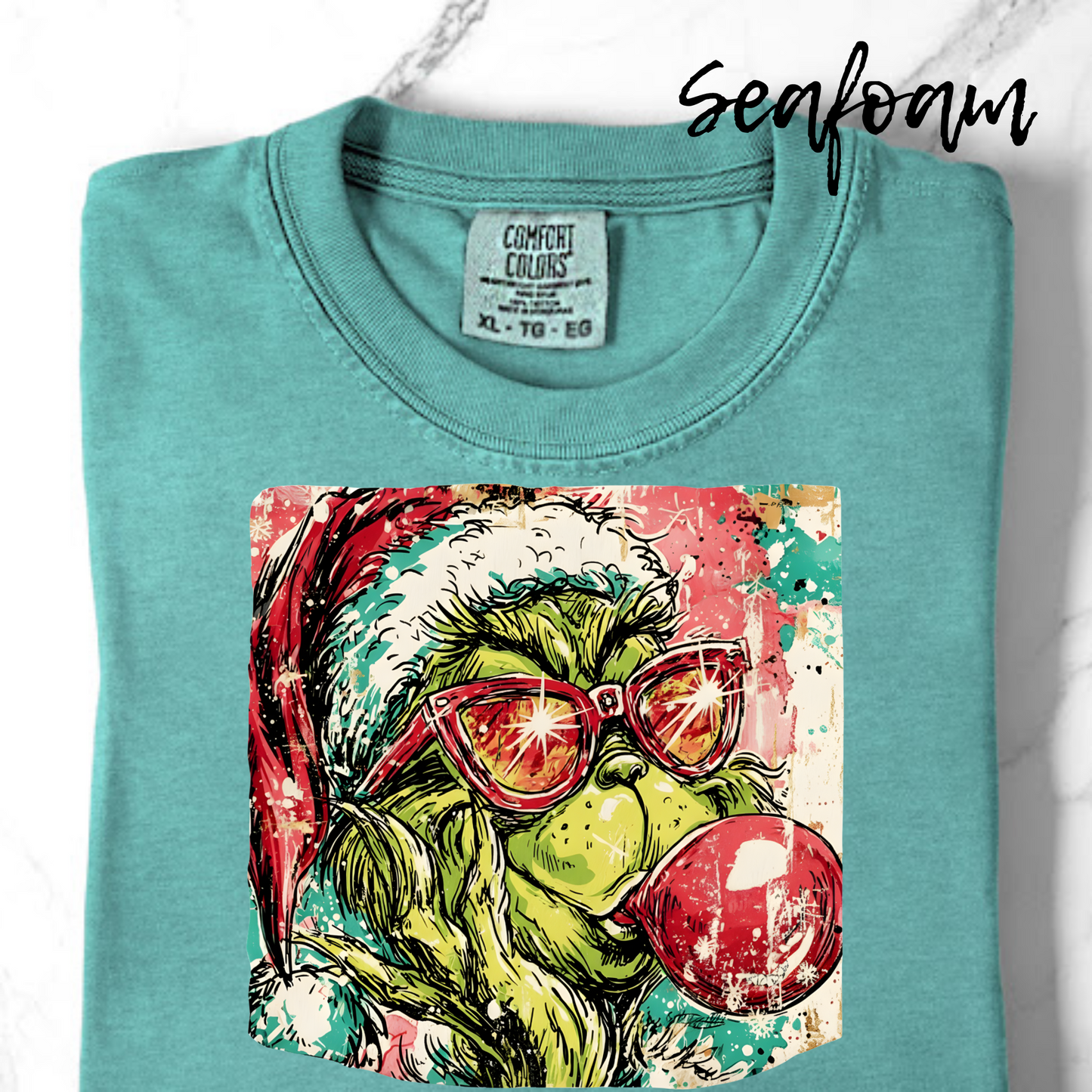 Comfort Colors Bubblegum Green Guy TShirt