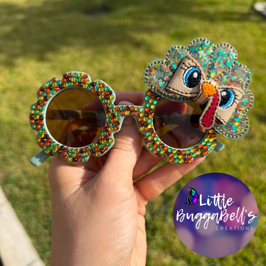 Olive Green Turkey Bow Sunnies