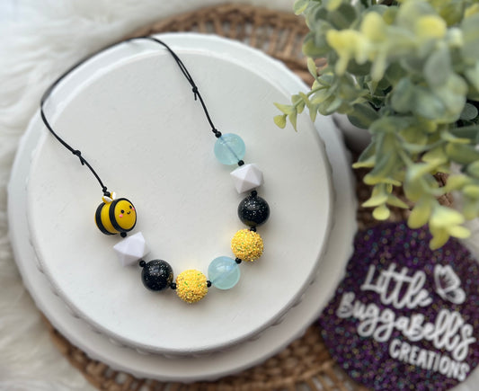 Crystal Bee Necklace