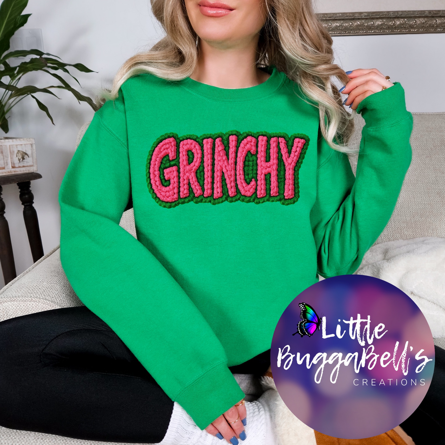 Crochet Green Guy Sweater