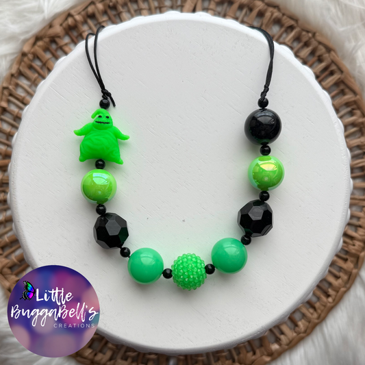 Maggot Monster Oogie Adjustable Bubblegum Necklace