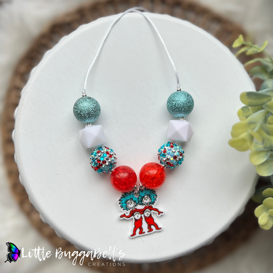 Thing 1 & 2 Necklace