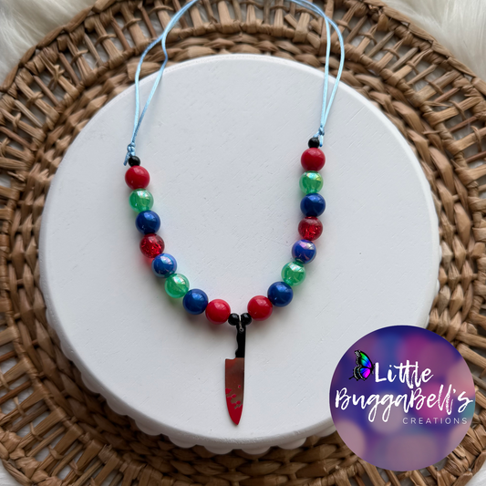 Chucky Inspired Adjustable Bitty Necklace