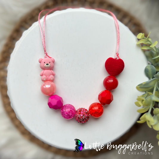 Warm Fuzzy Bear Hug Necklace