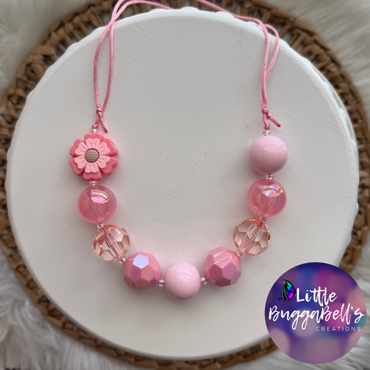 OOAK Cherry Blossom Adjustable Necklace