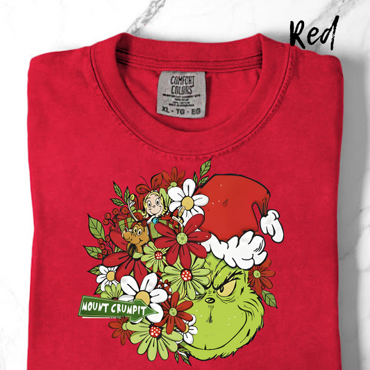 Comfort Colors Floral Green Guy TShirt