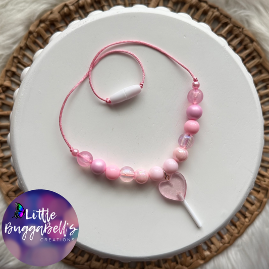 Pink Lollipop Choker Necklace