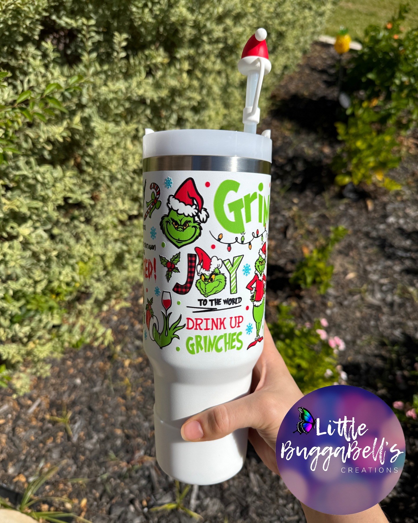 40 oz DUPE Green Guy Tumbler