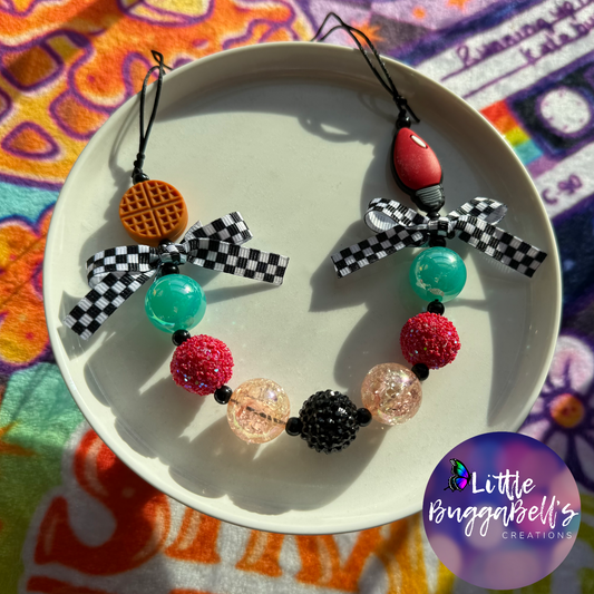 SThings Lit Waffles Bubblegum Adjustable Necklace
