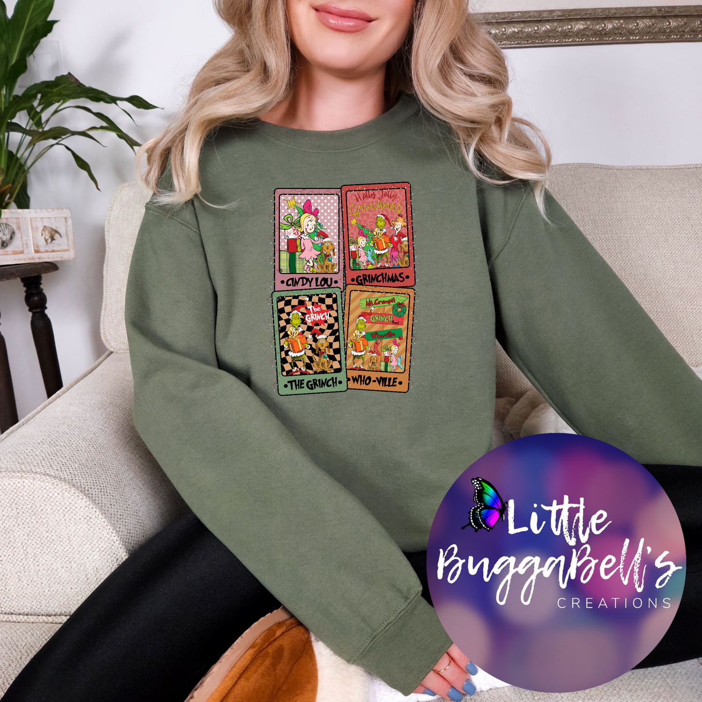 Tarot Green Guy Sweater