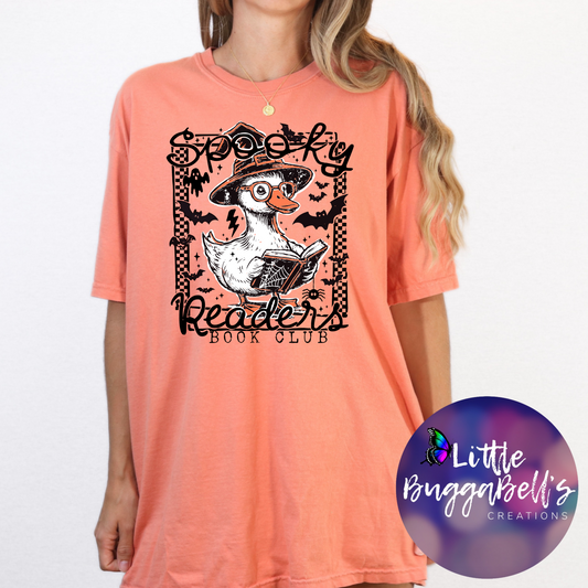 Spooky Readers Comfort Colors Shirts