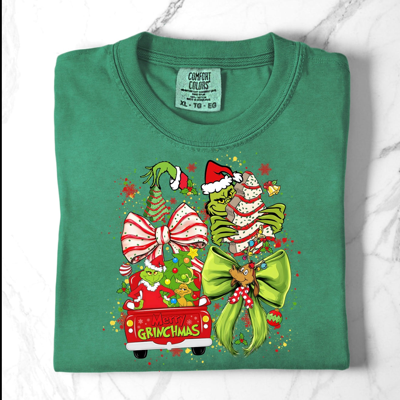 Comfort Colors Debbie Tree Cake Green Guy TShirt