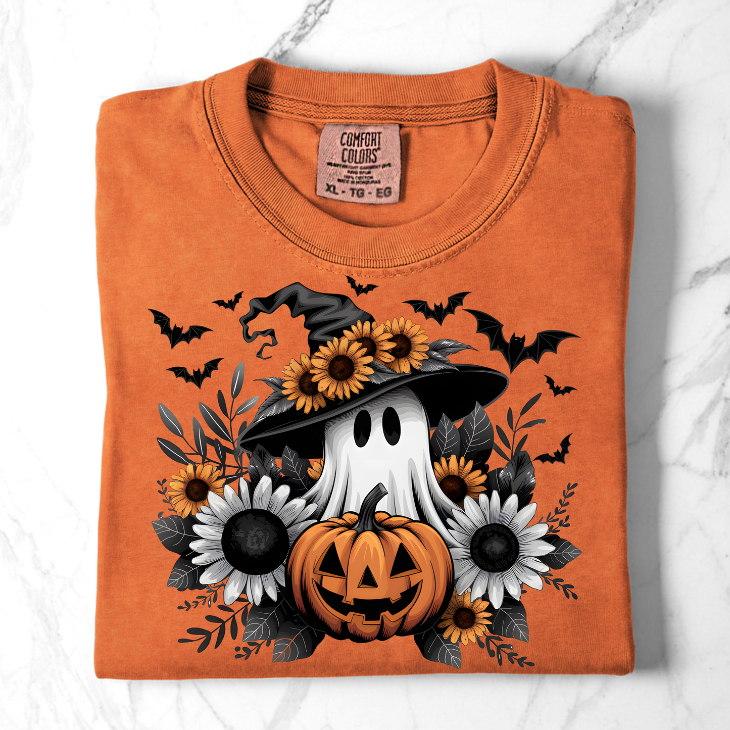 Witchy Ghost Comfort Colors Shirts