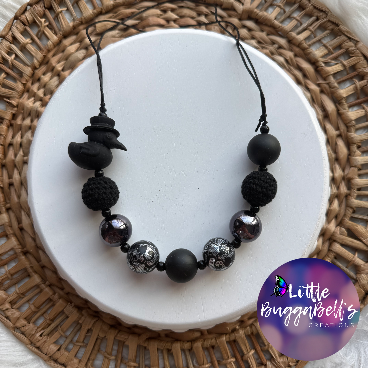 Plague Ducktor Adjustable Bubblegum Necklace
