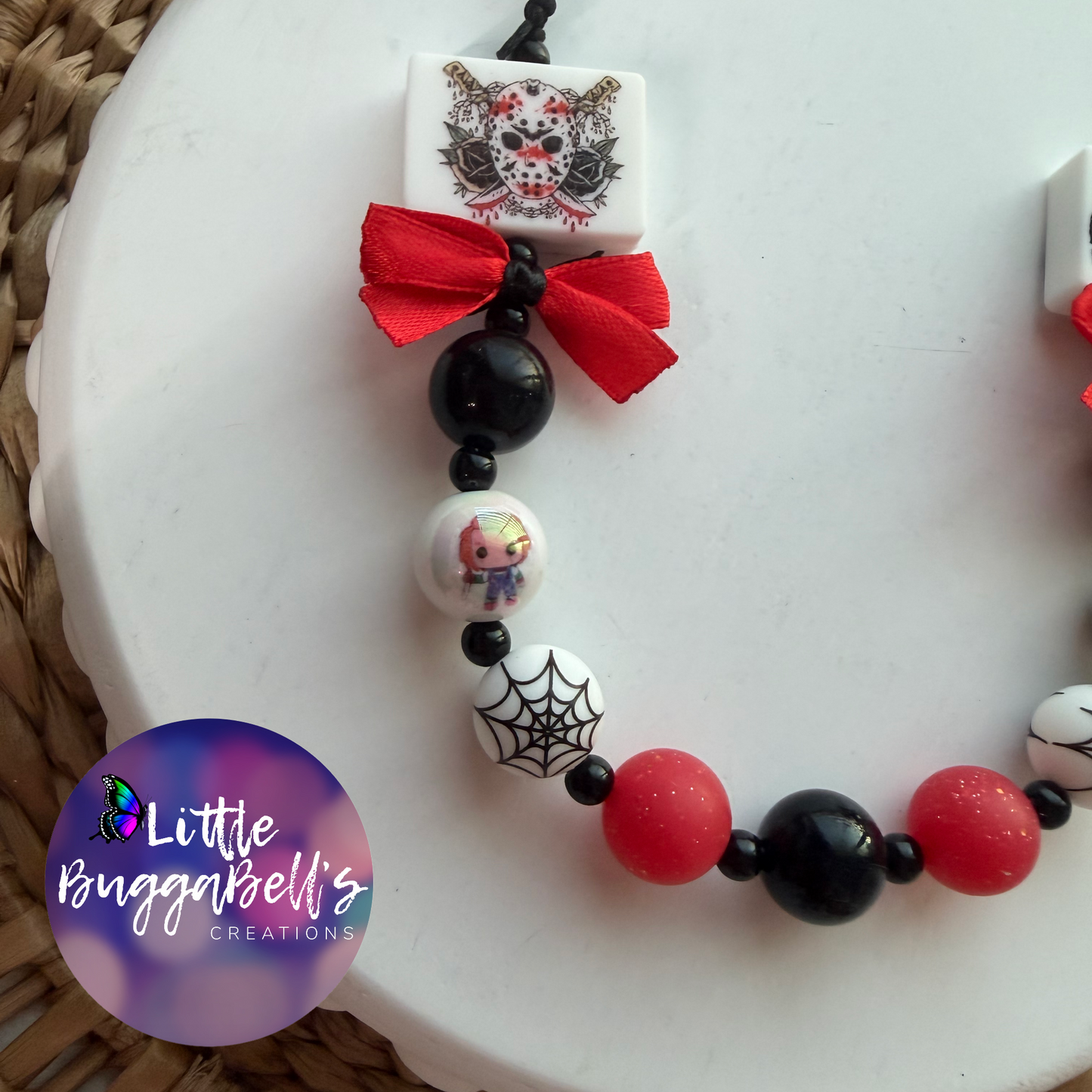OOAK Horror Friends “Almost Bitty” Adjustable Necklace