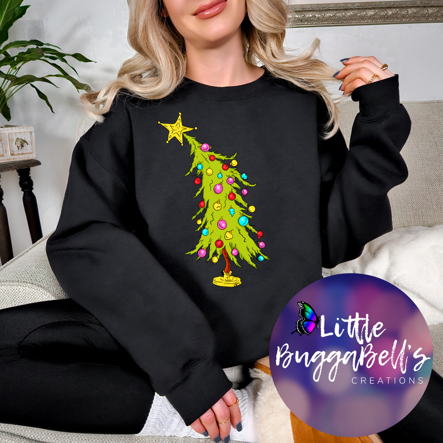 Tree Green Guy Sweater