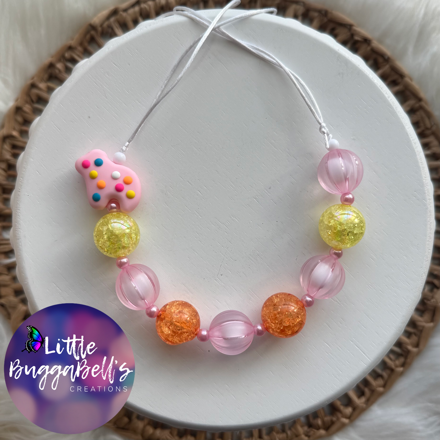 Circus Animal Cookie Necklace