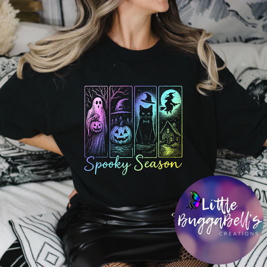 Colorful Spooky Season Shirts