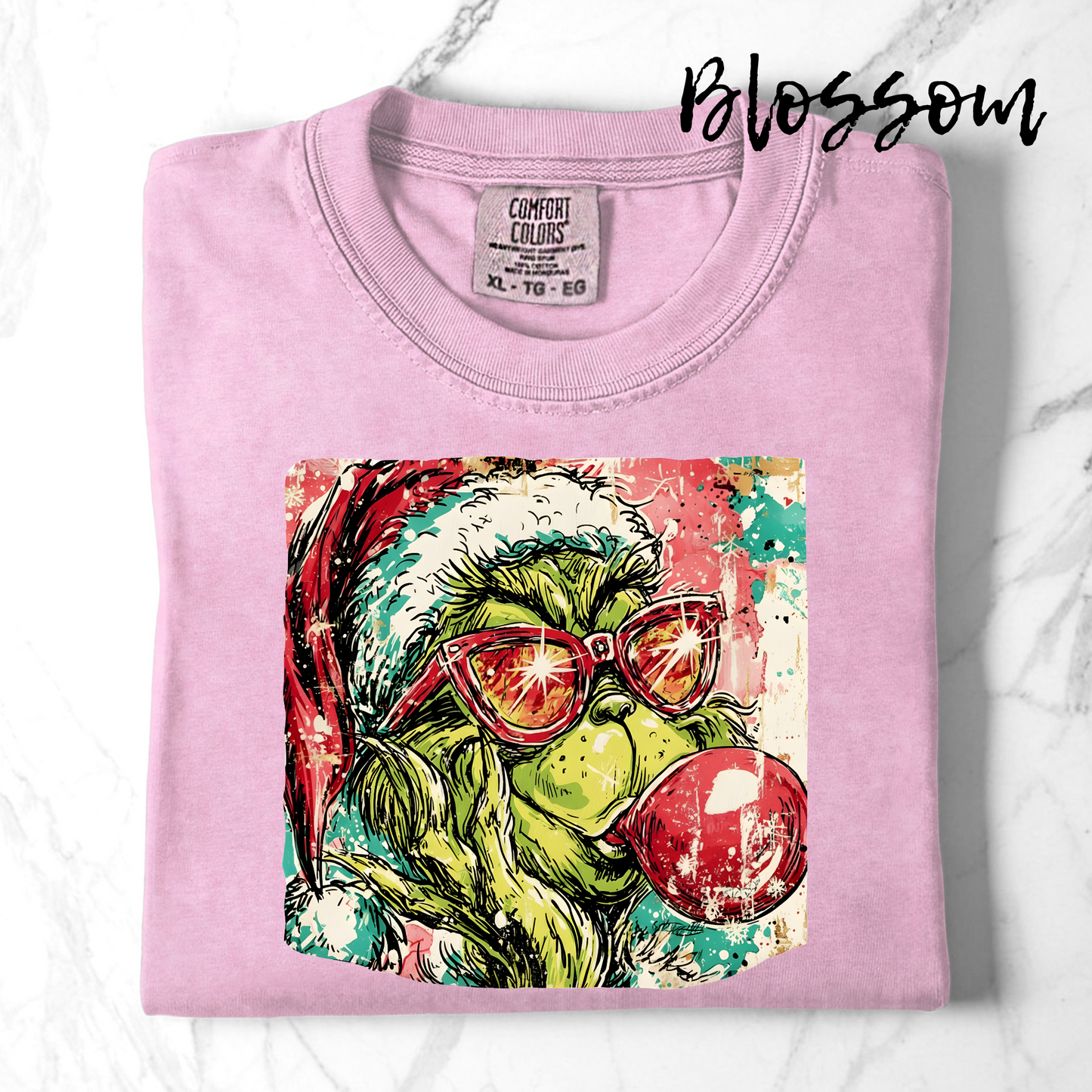 Comfort Colors Bubblegum Green Guy TShirt