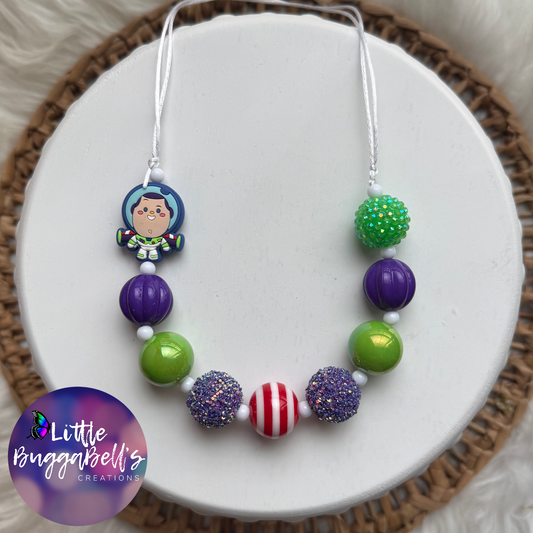 Astronaut Toy Adjustable Necklace