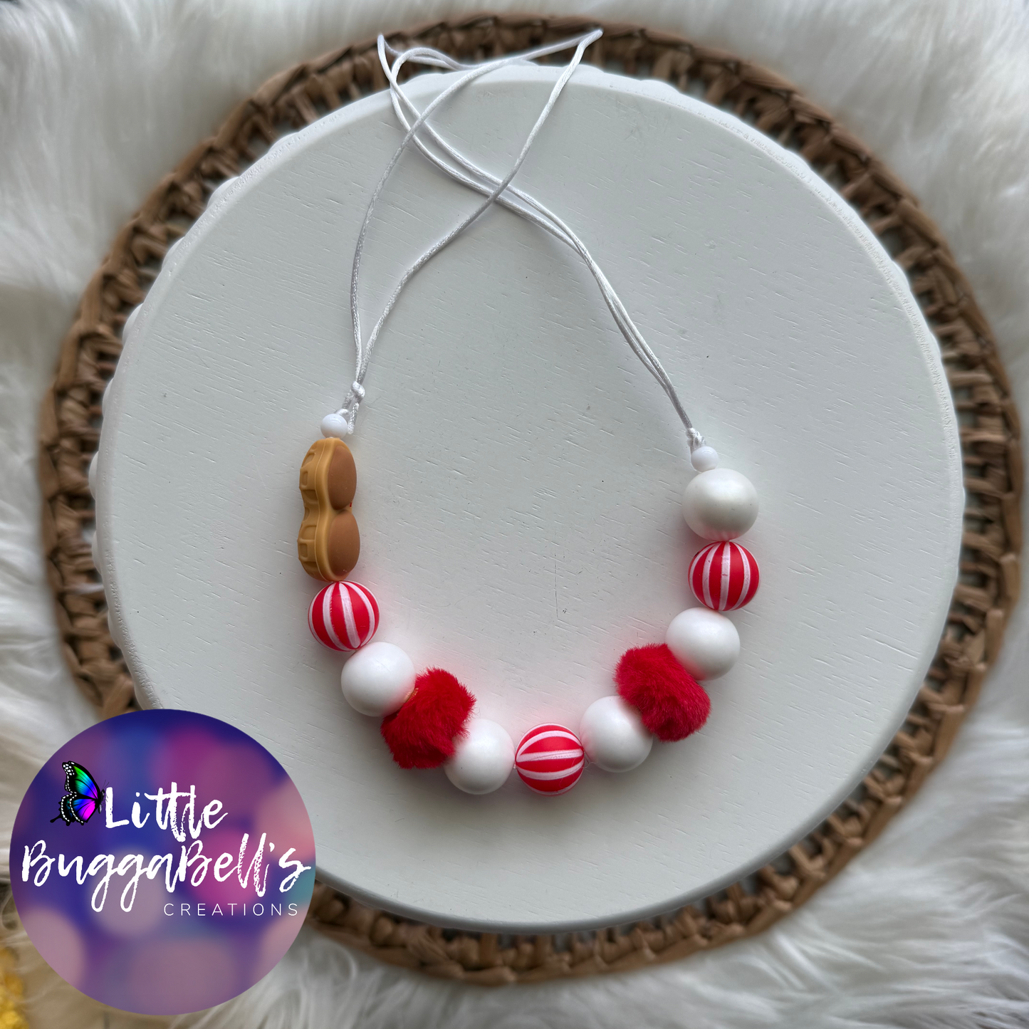 Peanut Silicone Adjustable Necklace
