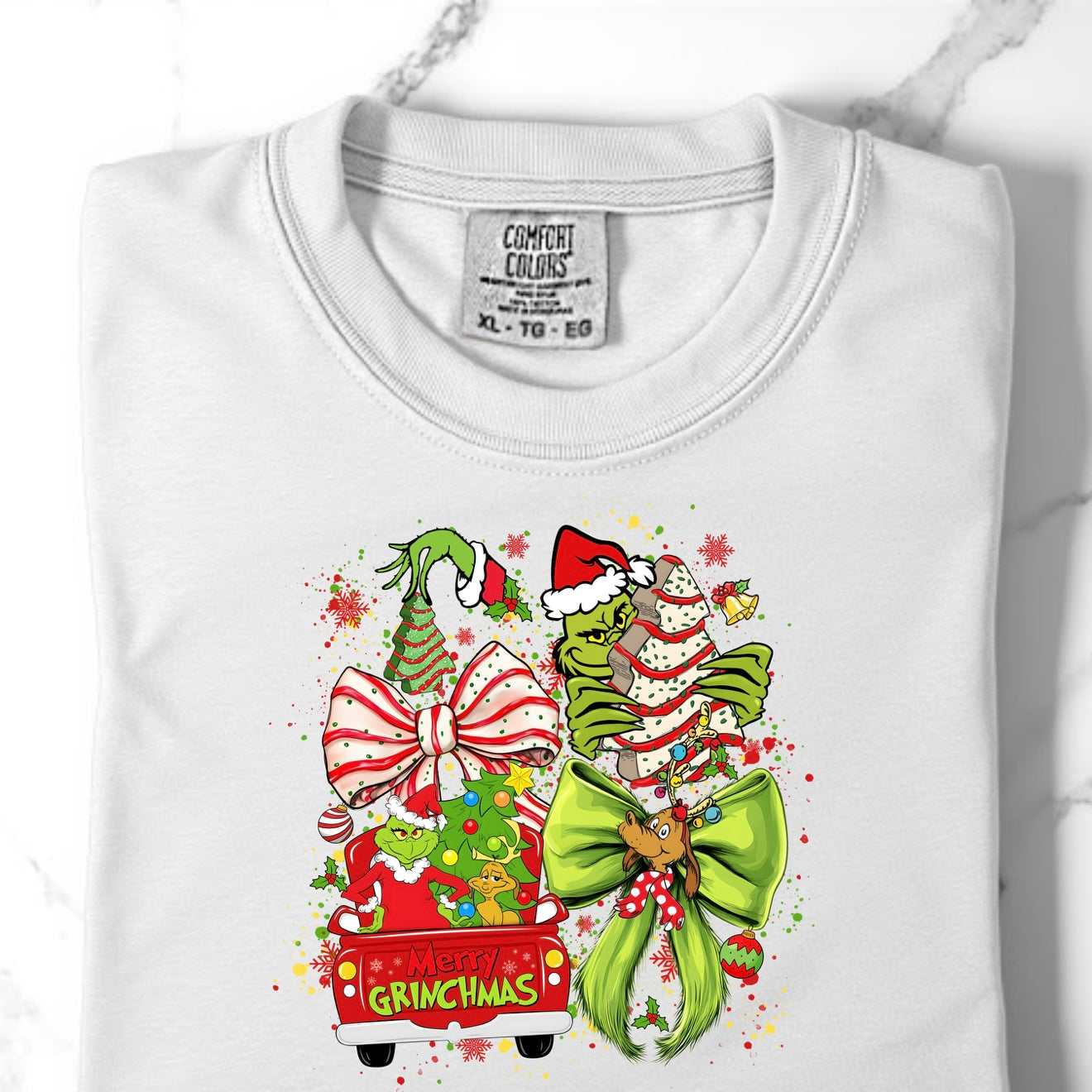 Comfort Colors Debbie Tree Cake Green Guy TShirt