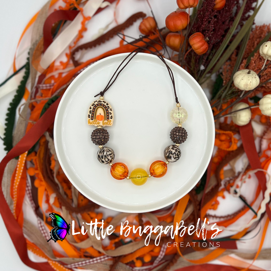 Hello Fall Rainbow Necklace