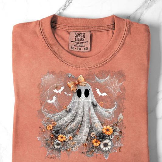 Lace Ghost Comfort Colors Shirts