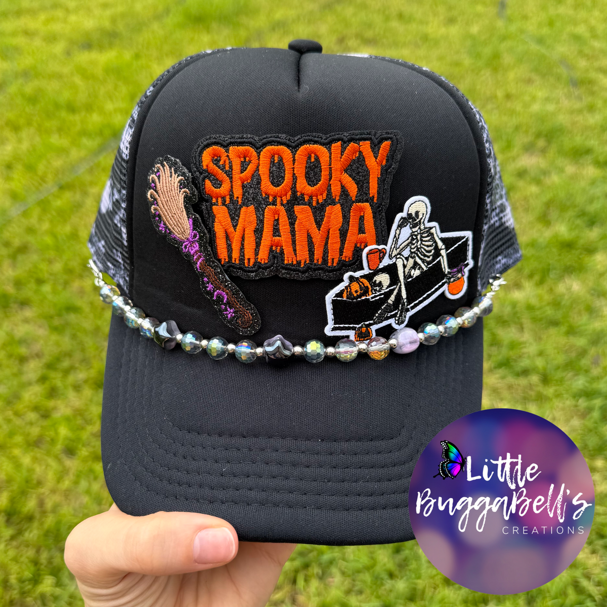 WOMENS Trucker Spooky Mama Hat