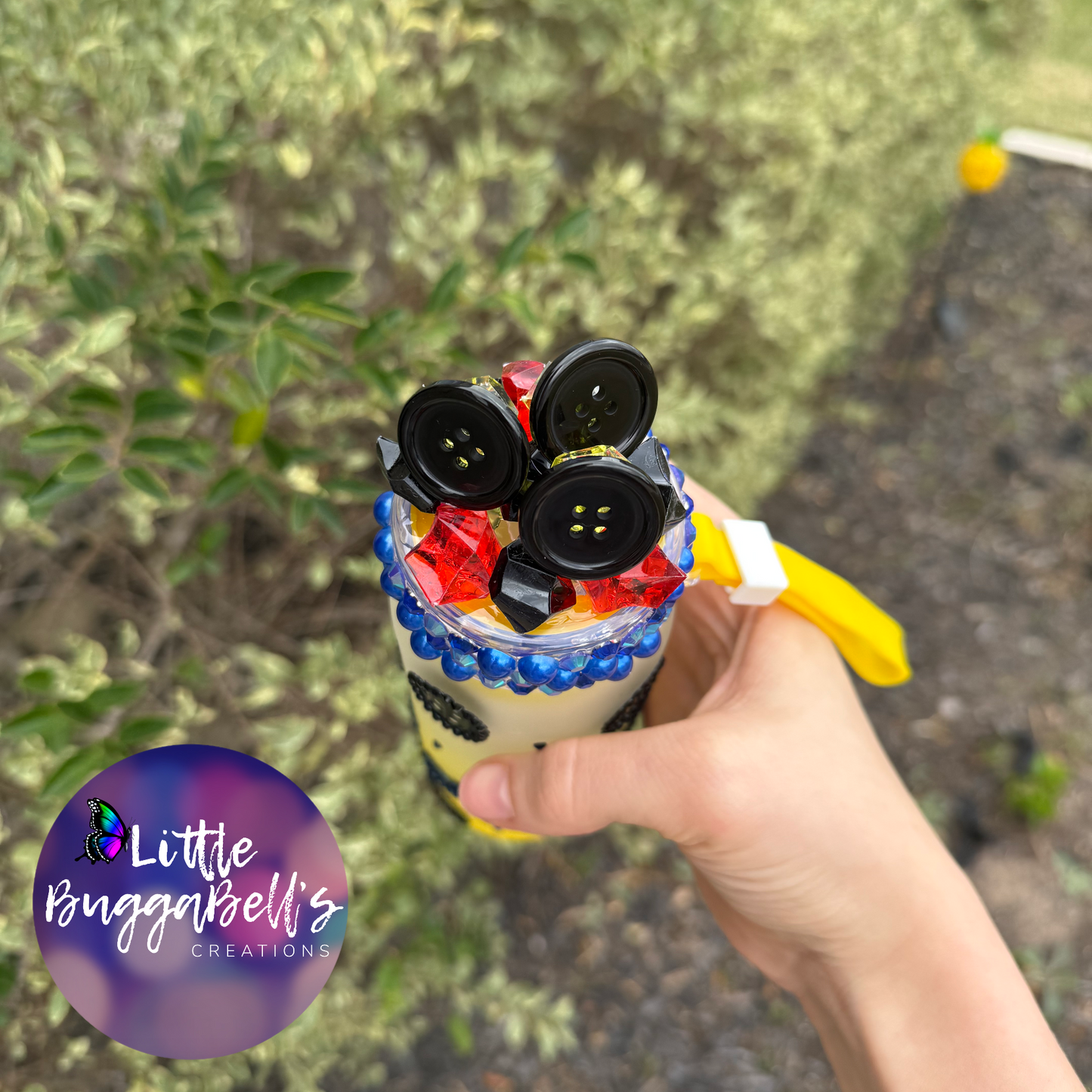 OOAK OTT Button Girl Cup