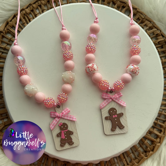 Gingerbread Board “Almost Bitty” Necklace