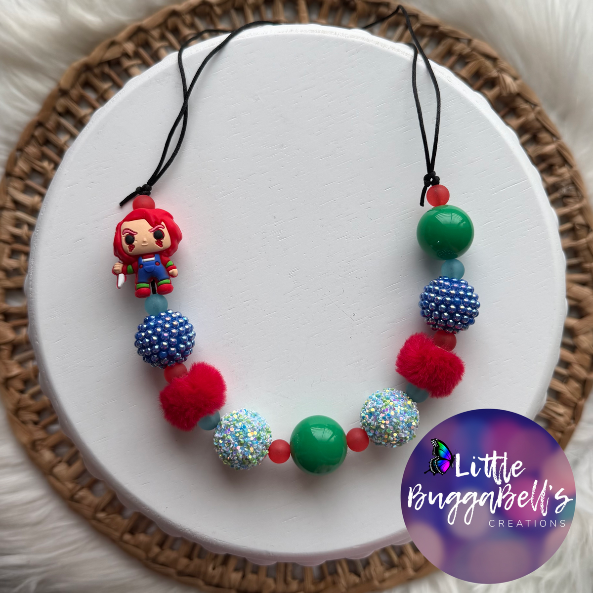 Chcky Adjustable Bubblegum Necklaces