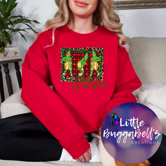 Thats It I’m Not Going Green Guy Sweater