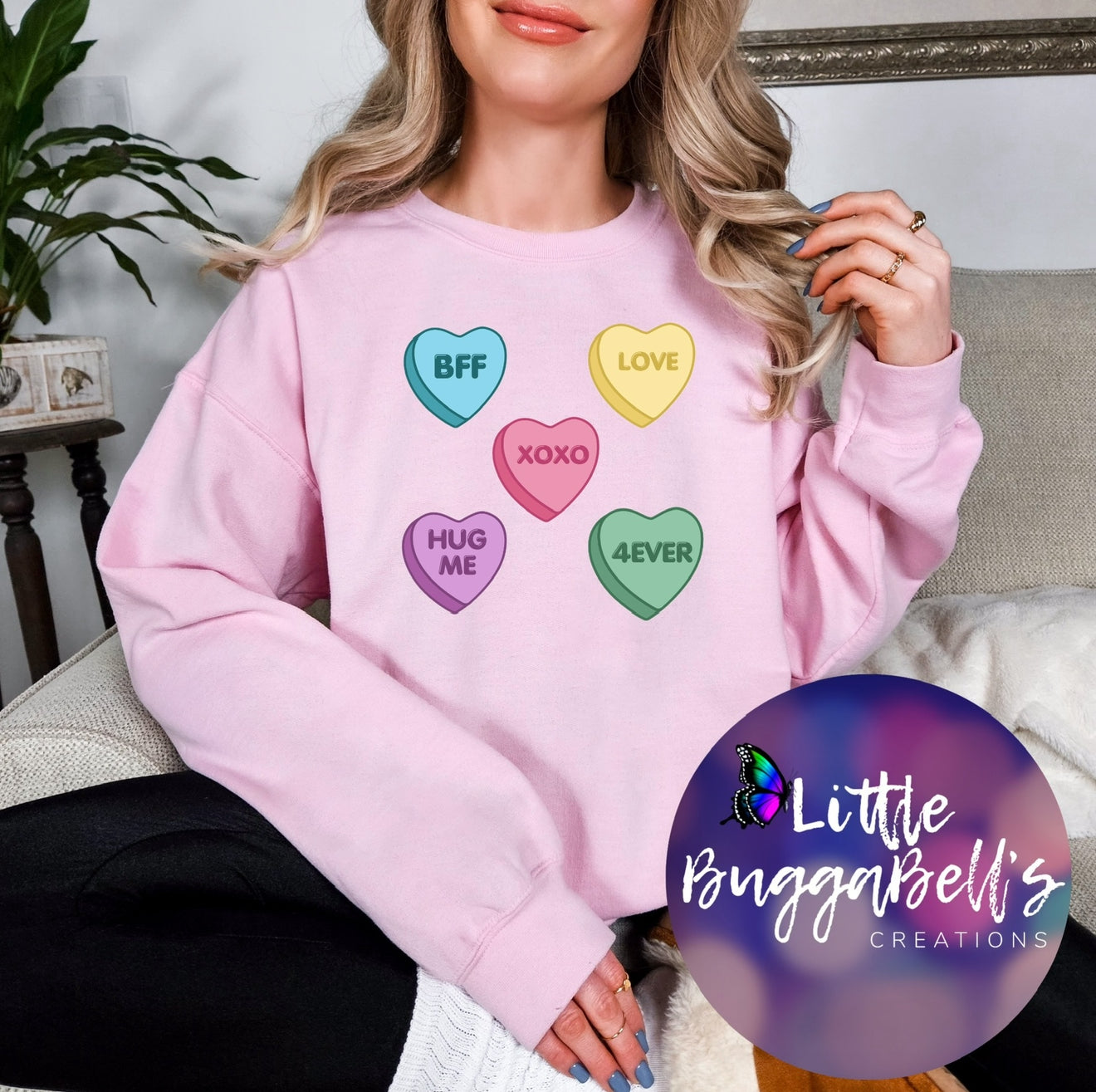 Conversation Hearts Sweater