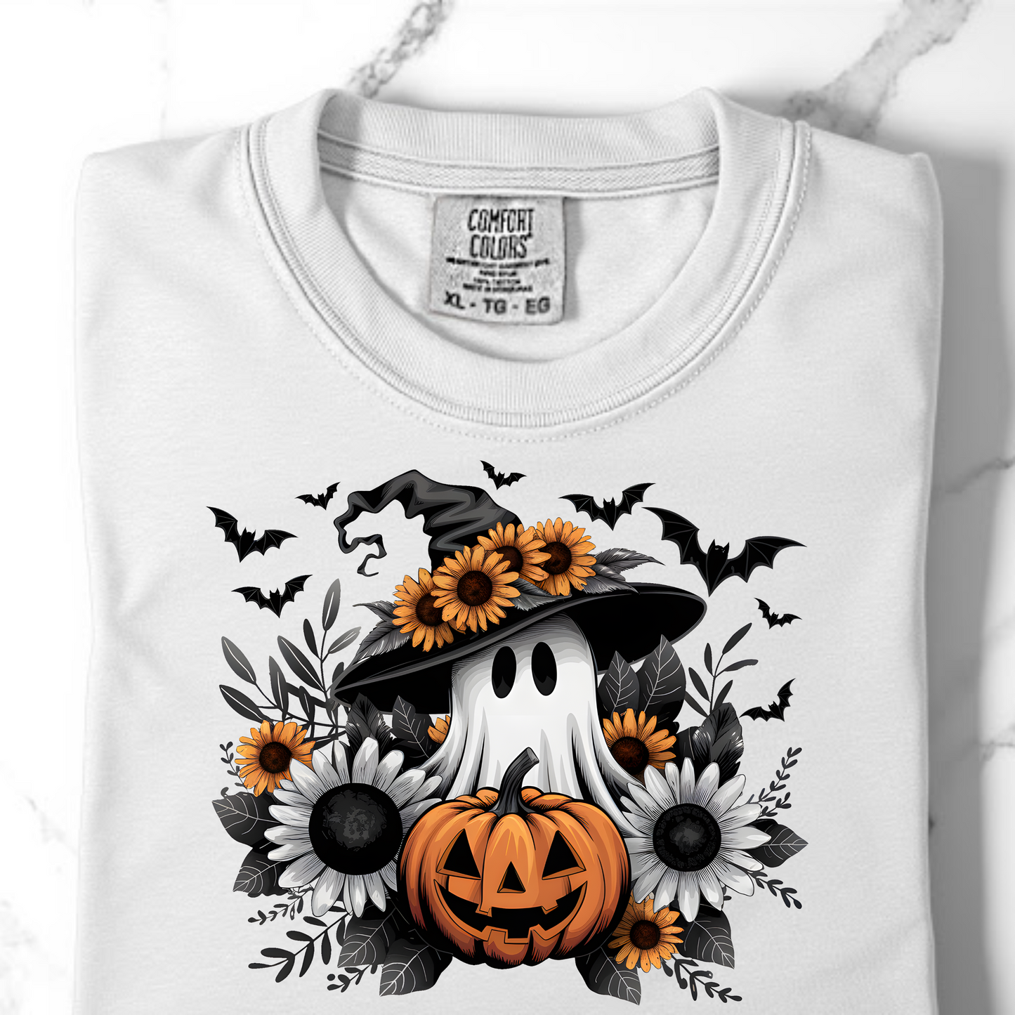 Witchy Ghost Comfort Colors Shirts