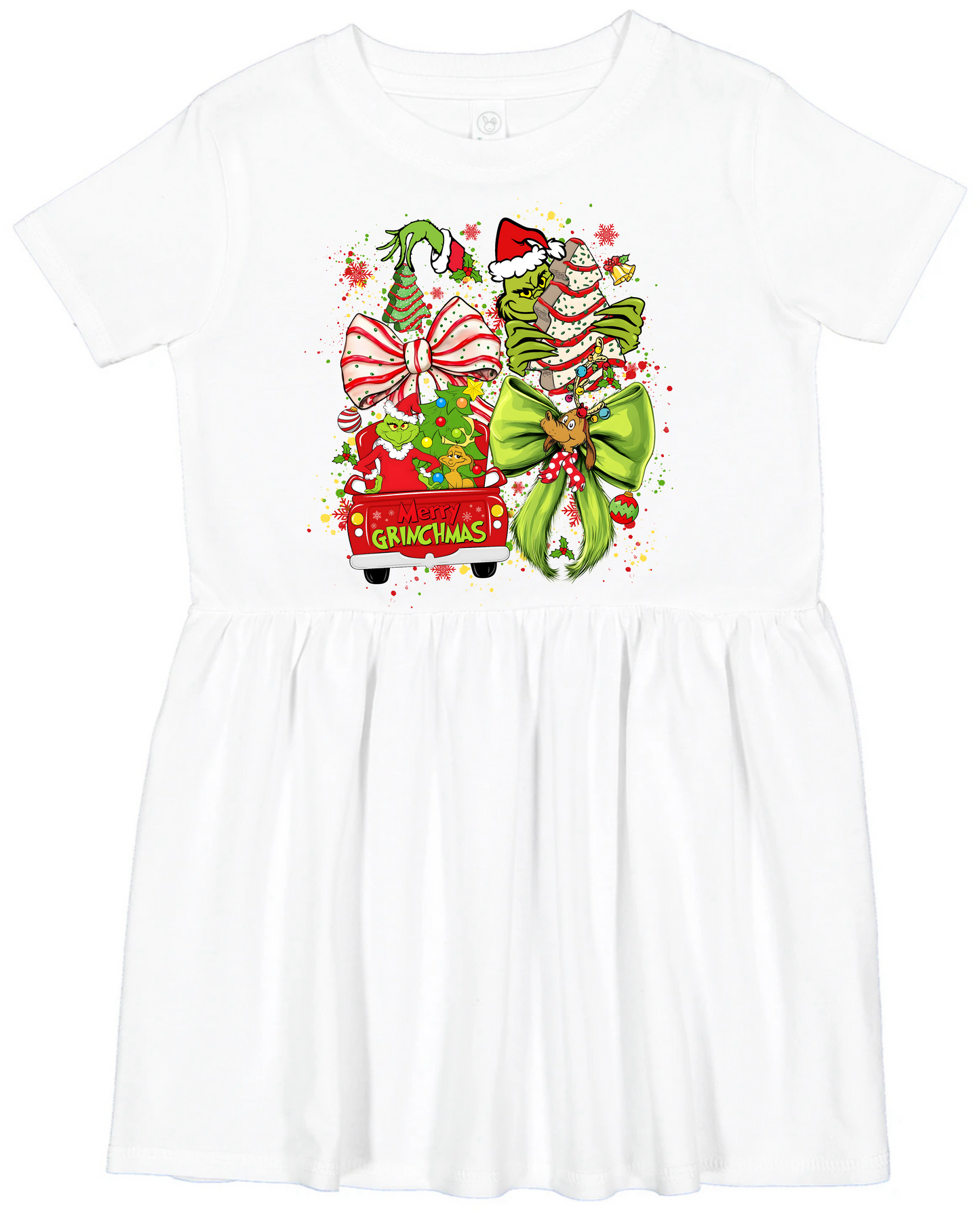 Toddler Debbie Tree Cake Green Guy Shirt and Dress