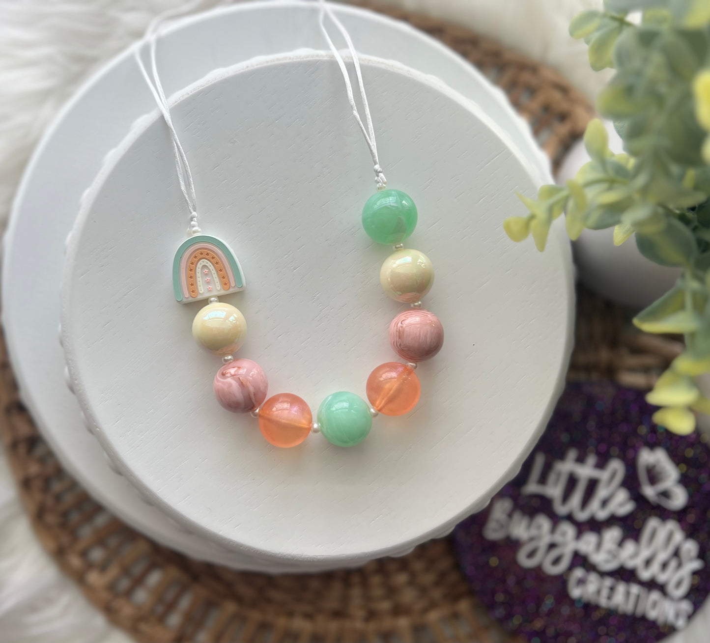 Rainbow Sherbet Necklace